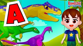 Nazwy dinozaurów po polsku  |  Bajka edukacyjna dla dzieci | Litera A screenshot 1