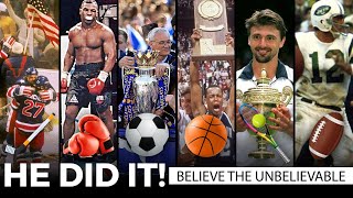 Top 6 Greatest Underdog Wins in Sports History - Miracle Wins David vs Goliath