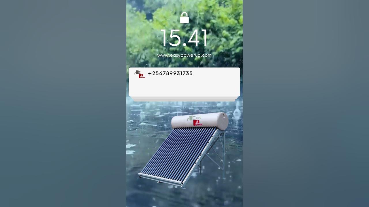 Go Green with Solar Water Heaters in Uganda YouTube