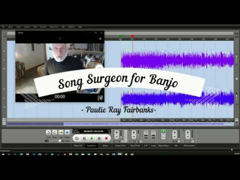 audacity audio editor song surgeon song surgeon