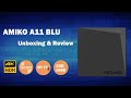 Amiko a11 blu unboxing  review