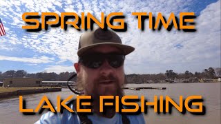 Spring Time Fishing At Lake Sinclair Pt. 1  Largemouth, Bluegill, Crappie