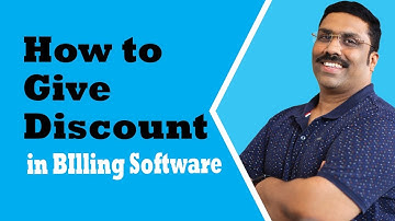 HOW TO GIVE DISCOUNT WHILE SALE PRODUCTS IN BILLING SOFTWARE 2023