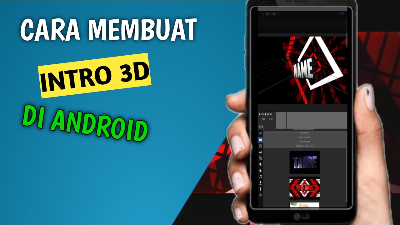  Cara  Membuat Intro 3D  Youtube Di Android  YouTube