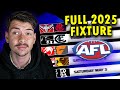 Complete 2025 AFL Fixture Released π