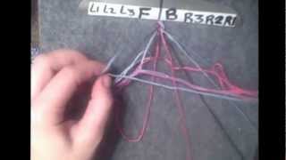Friendship Bracelets:Tutorial 3 Zig Zag Pattern