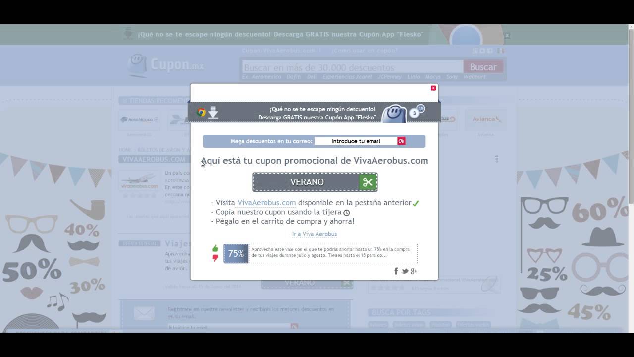 Como usar un Cupon promocional VivaAerobus YouTube