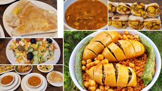 طاولة أو دبارة رابع و عشرين يوم رمضان⭐🌙 روز بكلمار محشي مع ميني بطبوط و شربة و سلاطة و بريك