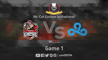Team Empire vs Cloud9 Game 1 - Mr. Cat EU Inv. - @GarethCasts @TrentPax