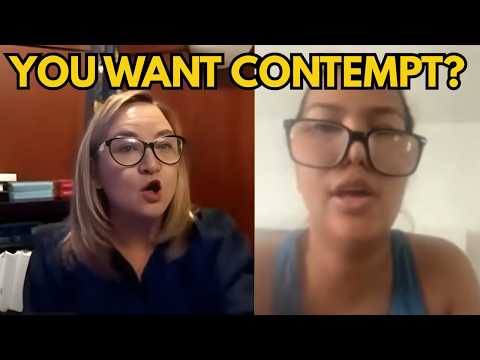 Contemptuous Defendant PUSHES Judge Shackelford's Buttons!