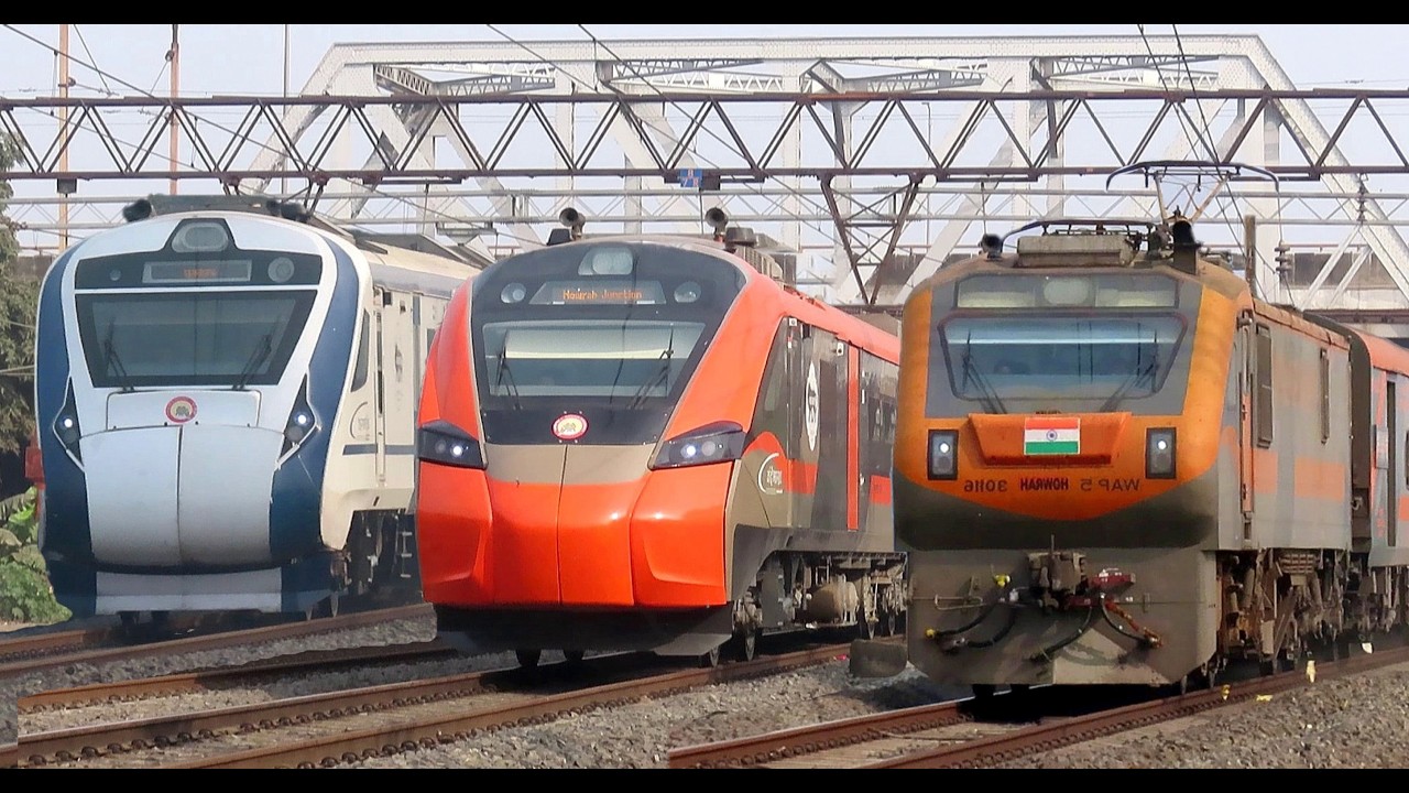🔥130 Kmph Fastest Trains: Sleeper Vande Bharat V/s WAP-5 Amrit Bharat+ Rajdhani+ Shatabdi+ Ananya
