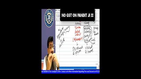 ❌ No GST on Pandit Ji Services | #gst #tax @taxfundas