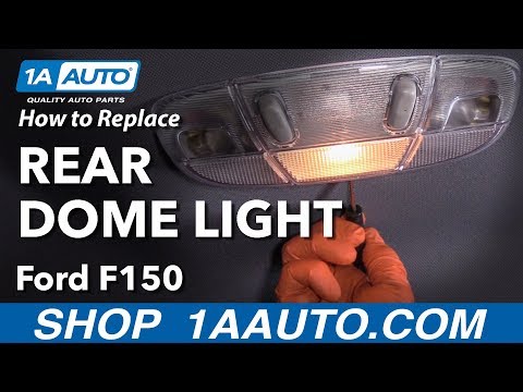 How to Replace Rear Dome/Map Light Bulb 09-14 Ford F-150