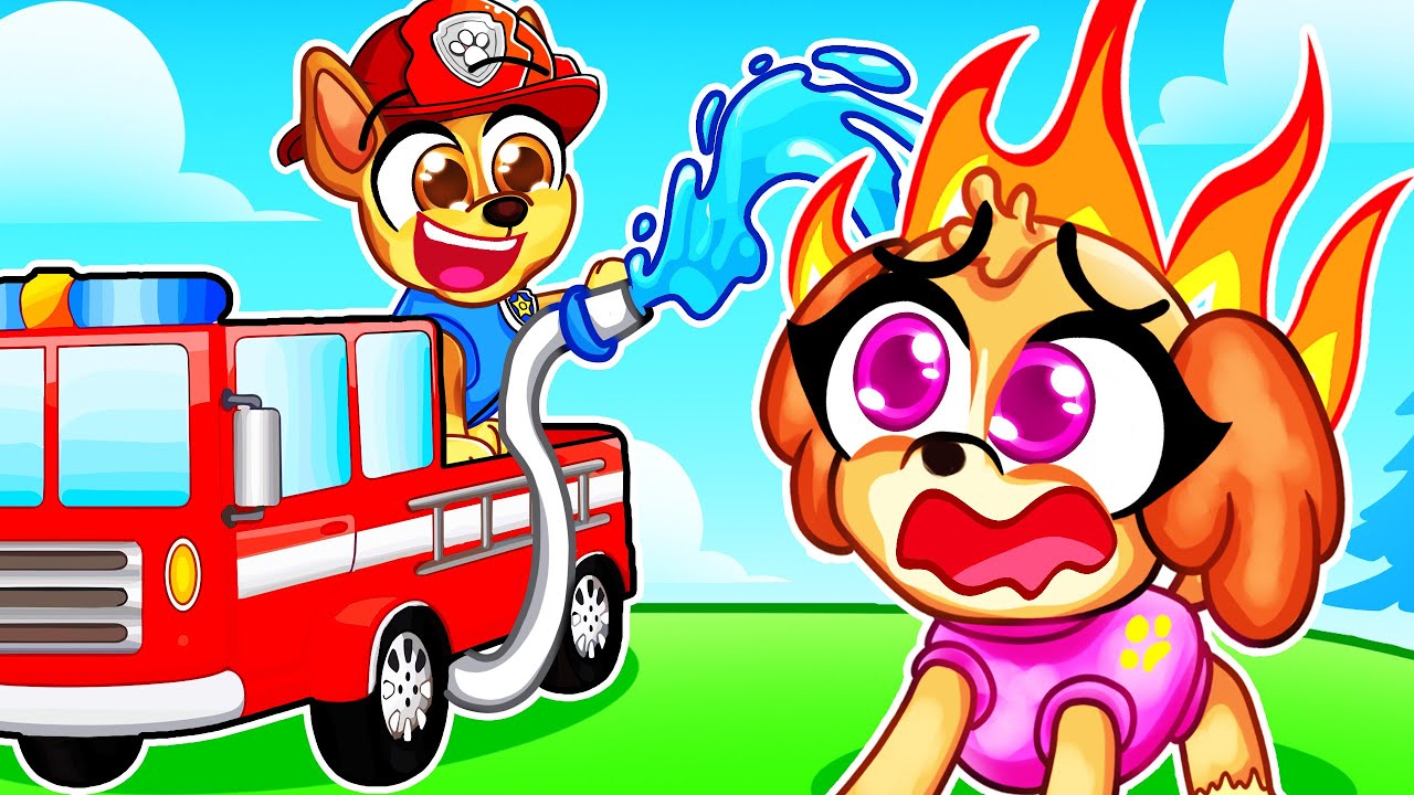 Paw Patrol BECOME FIRE FIGHTERS in Roblox!