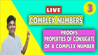 CONJUGATE OF COMPLEX NUMBER || PROPERTIES OF CONJUGATE OF A COMPLEX NUMBER