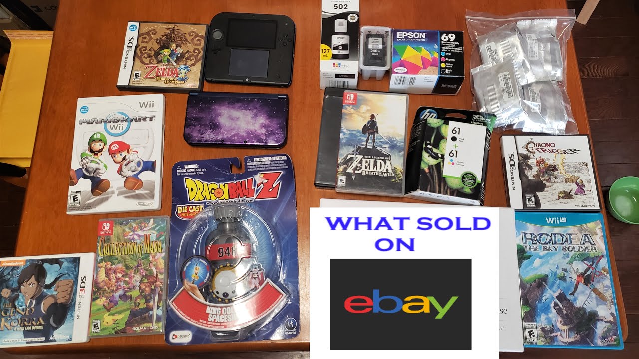 What I Sold on EBAY Lately GAMES AND MORE