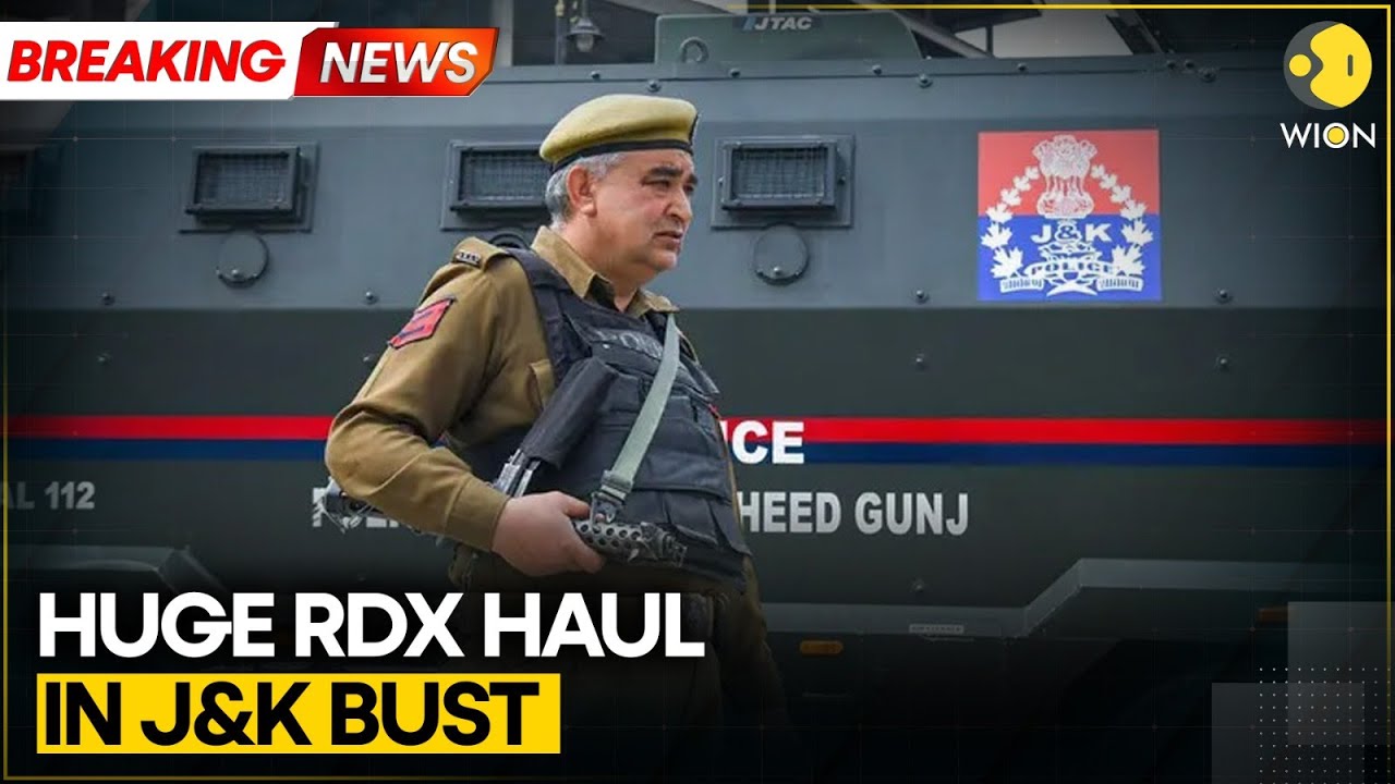 Breaking: Major J&K Police Operation Seizes 300 kg RDX, 2 AK-47s, Doctor Among Suspects | WION