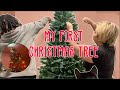 Putting up my first christmas tree!!