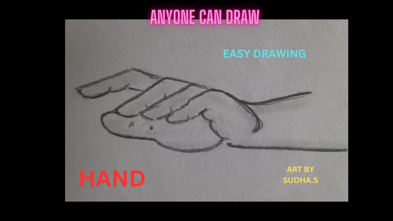 How to draw Hand- step by step for beginners - YouTube