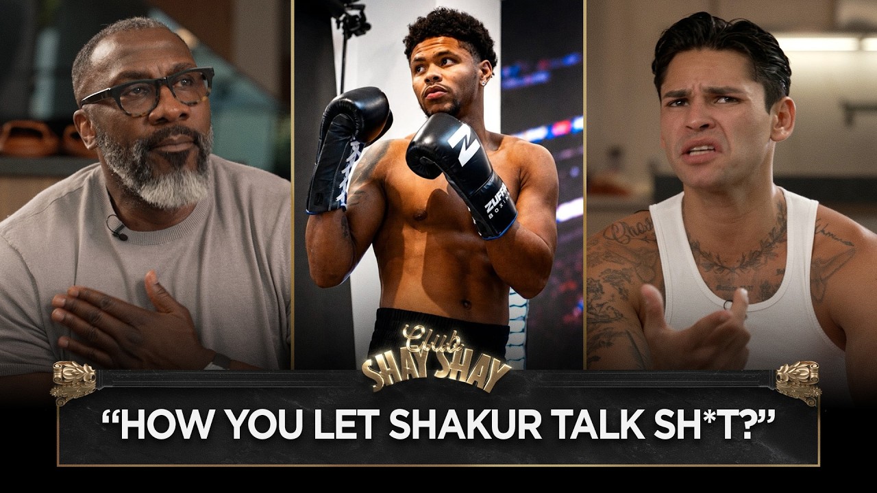 Ryan Garcia to Shannon Sharpe: “How you let Shakur Stevenson talk sh*t to you?” I CLUB SHAY SHAY, on YouTube