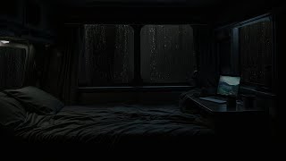 Immerse yourself in the stillness of the night: Watching the Rain Fall on a Camping Car