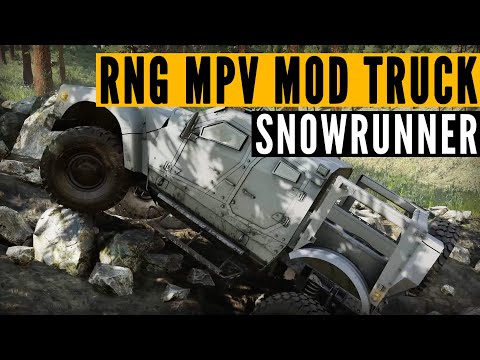 SnowRunner MODS: Driving the RNG MPV & OlSom Trailer Pack