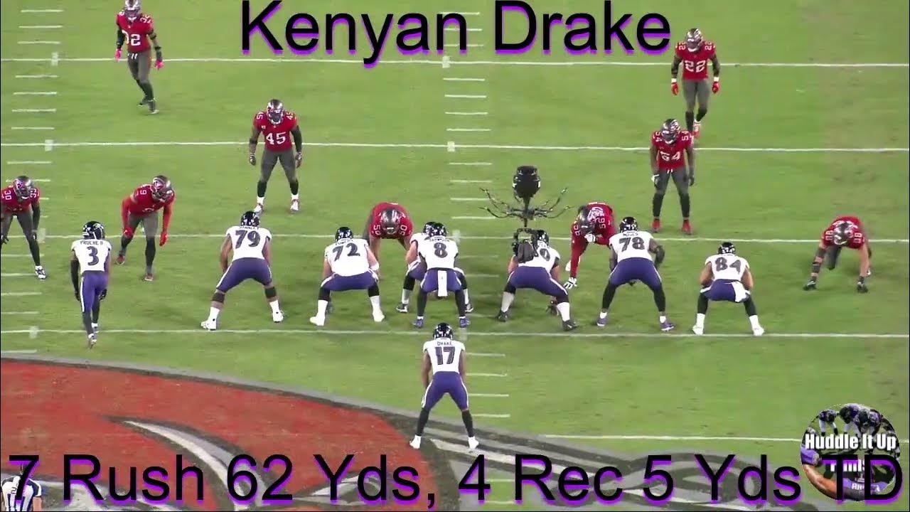 Ravens Run Over Bucs for 231 Yards, 7.0 YPC RB Touches & Targets