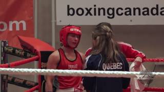 Kim Klavel vs Anne Marcotte  Finale 48 KG  Championnats Canadiens 2017