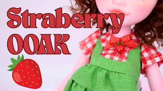 Strawberry OOAK Doll Repaint 🍓