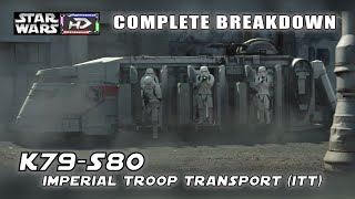 K79-S80 Imperial Troop Transport breakdown and trivia! - Star Wars Hyperspace Database