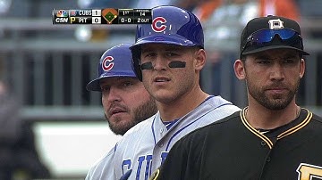 CHC@PIT: Rizzo hits an RBI single into left field