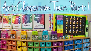 ART CLASSROOM TOUR: PART 1!