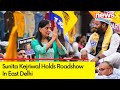 Sunita kejriwal holds roadshow in east delhi  lok sabha election 2024  newsx