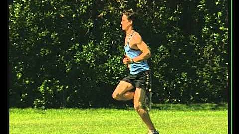 Neil Sampson (previous 800 NZ champion) demonstrat...