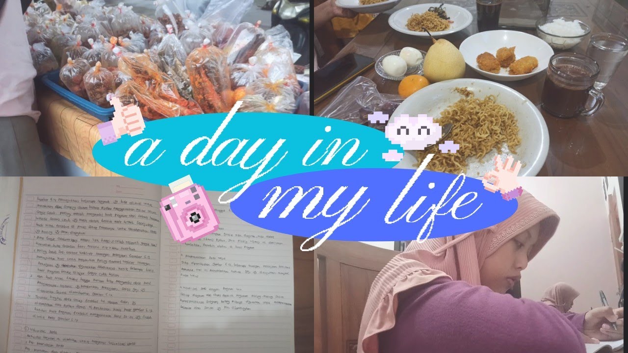 Tugas TIK vlog a day my life || Dafina Mumtaz