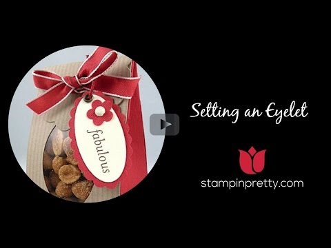 Cardmaking & Papercraft - How to: set eyelets 