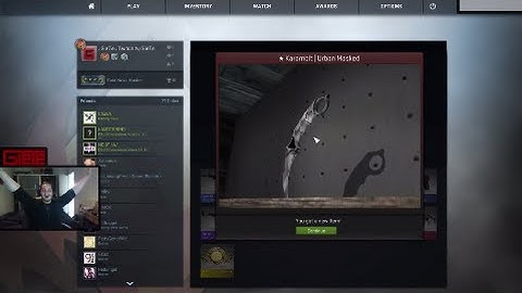 CS:GO - Unboxing a Karambit Urban Masked