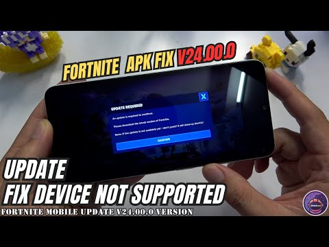 How to download Fortnite APK V24.00.0 fix Device not Supported for all devices Chapter 4 Season 2