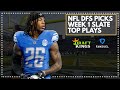 NFL DFS Week 1 2025 Top Picks for DraftKings & FanDuel