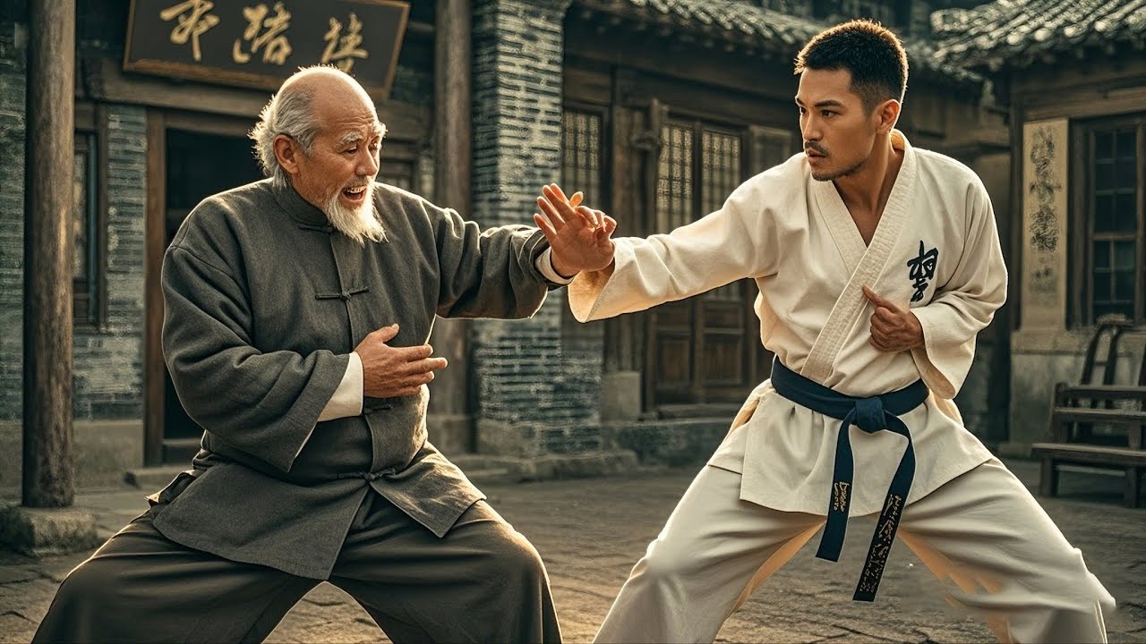【武侠动作】日本武士瞧不起中国功夫，下一秒被老头一掌打飞#中國功夫 #中文电视剧 #武侠#动作#功夫 - YouTube