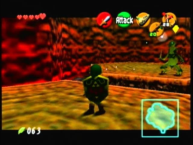 Ocarina of Time Walkthrough - Inside The Great Deku Tree - Zelda Dungeon