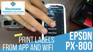 Epson LW-PX800 print labels from app screenshot 5