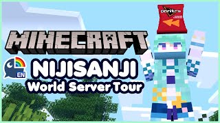 【MINECRAFT】 WORLD SERVER TOUR!!! 【NIJISANJI EN | Finana Ryugu】|「LazuLight」