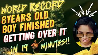 Getting Over It Gameplay | Tam Tam Gaming | 8 Years Old Kid Finished In Record 19 Minutes