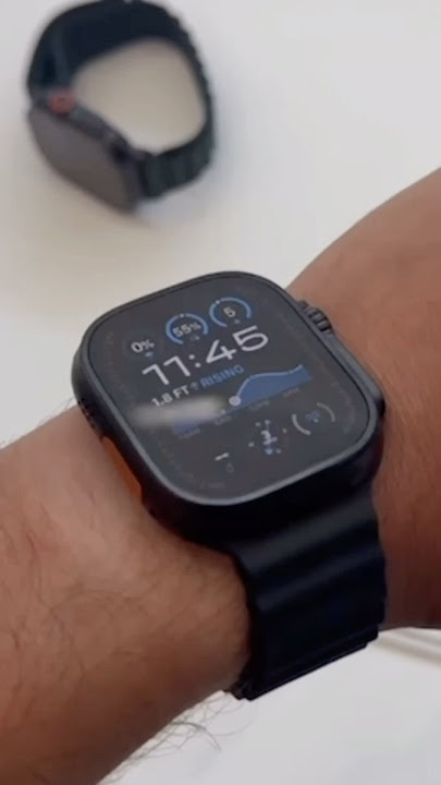Black Apple Watch Ultra 2 Hands-on 👀 #SHORTS