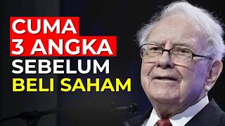 3 numbers Warren Buffett analyzed for 70 years before buying any stock