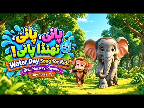  پانی پانی، ٹھنڈا پانی! | Water Day Song for Kids | Urdu Nursery Rhymes | Tiny Tales TV