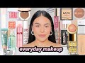 everyday glowy makeup routine with drugstore vs high end makeup 🤭