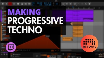 Progressive melodic techno with Bitwig Studio | Twitch Highlights