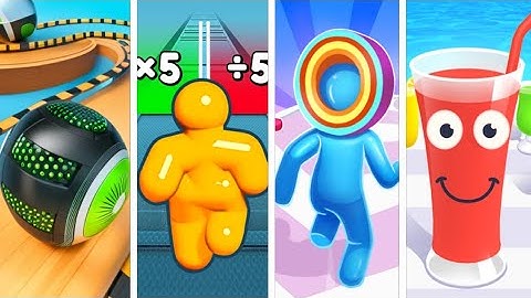 Going Ball | Tall Man Run | Layer Man | Juice Run - Gameplay Video @LittleMoviesGamesFun